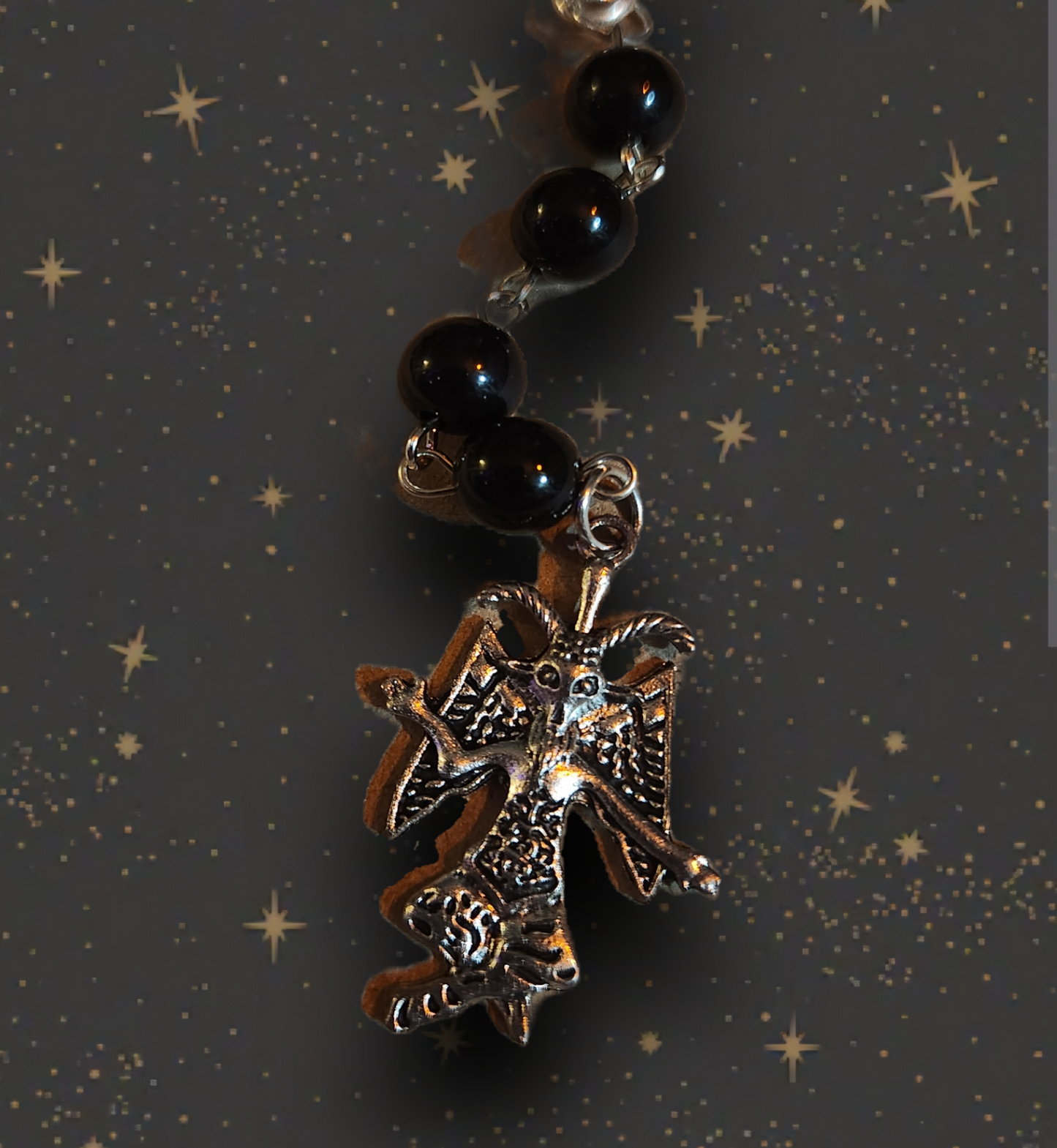Satanic / baphomet deity rosary