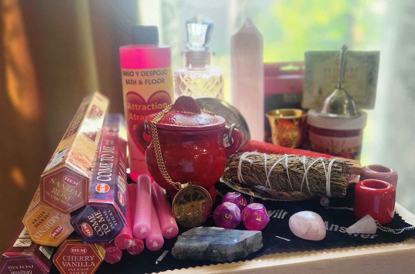 Obsession love witch mini altar set