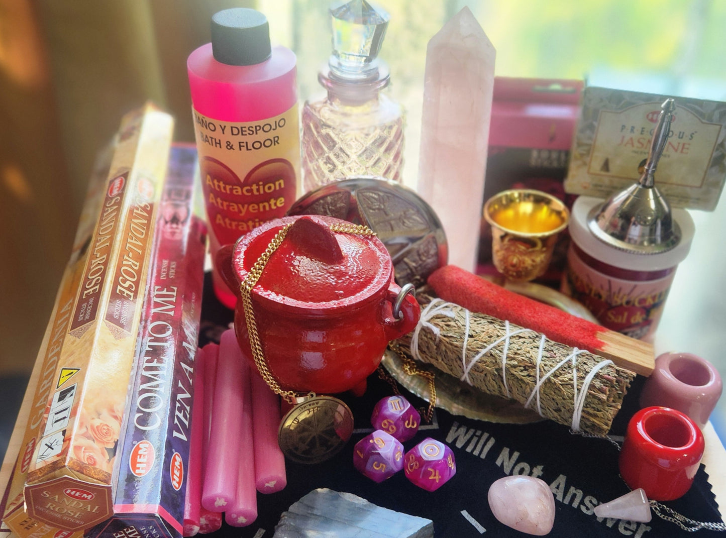Obsession love witch mini altar set
