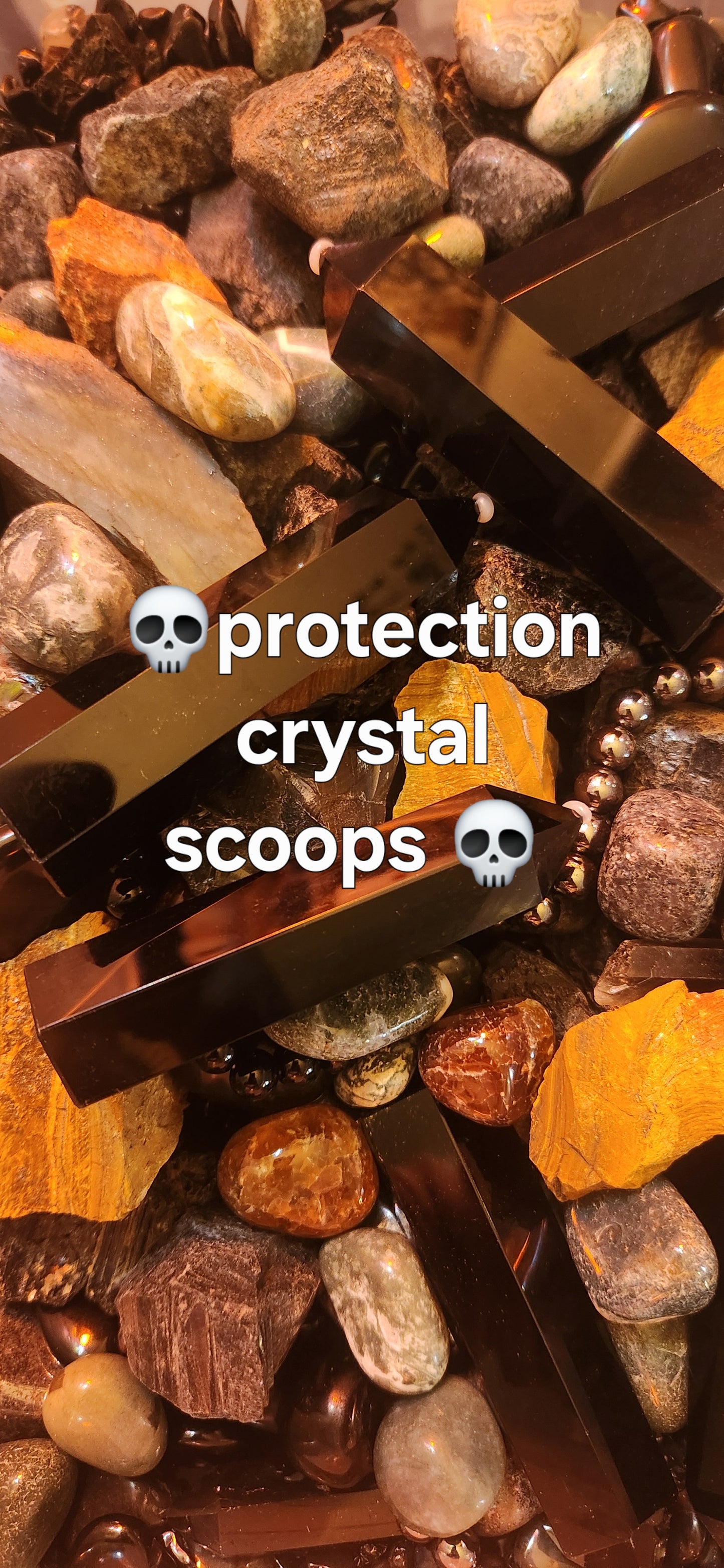 Protection crystal scoops