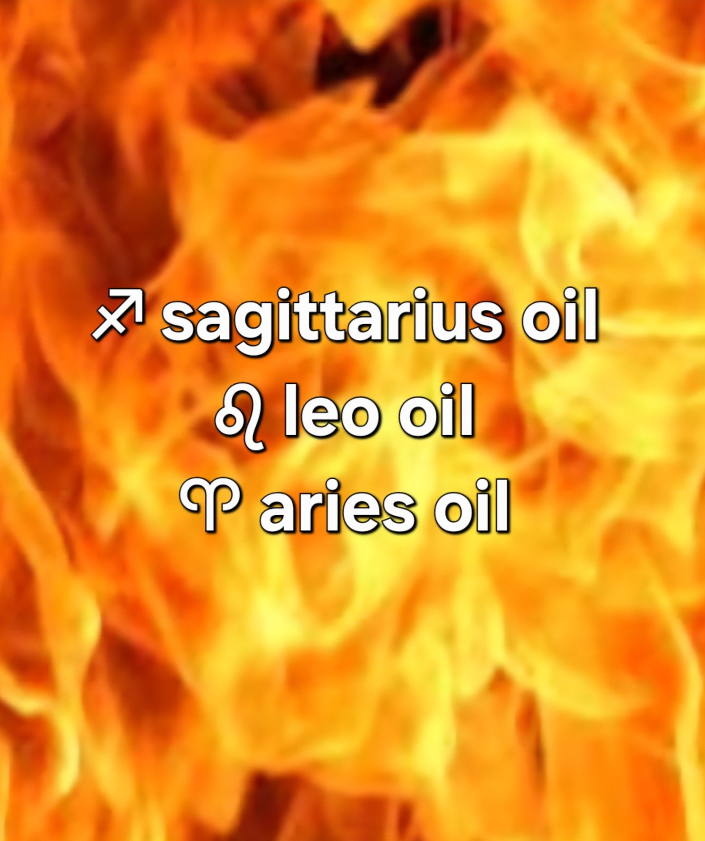 fire sign oil kit