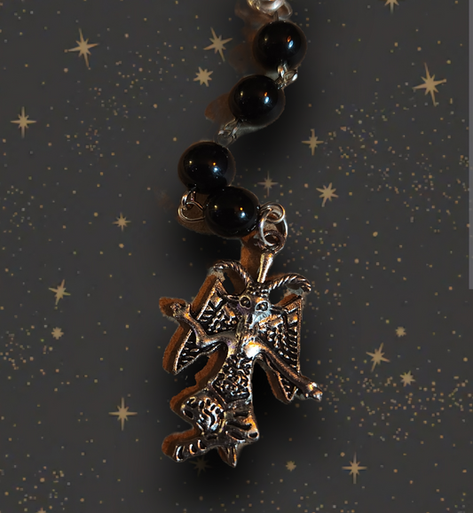 Satanic / baphomet deity rosary