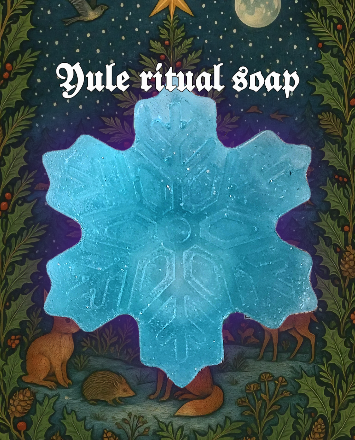Yule ritual soap bath bar