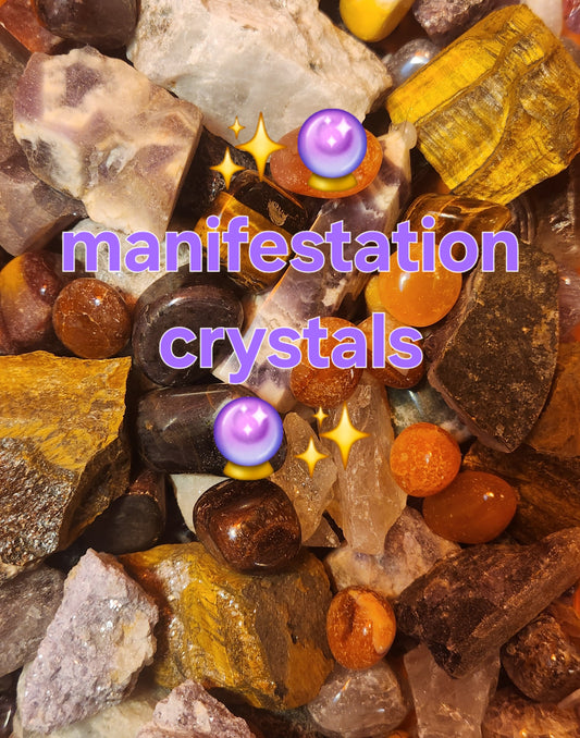 Manifestation crystal scoops