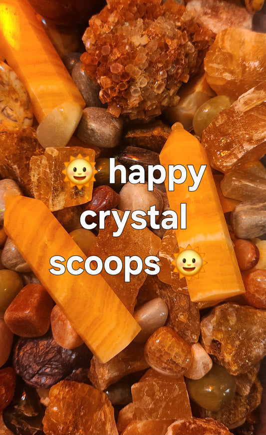Happy crystal scoops