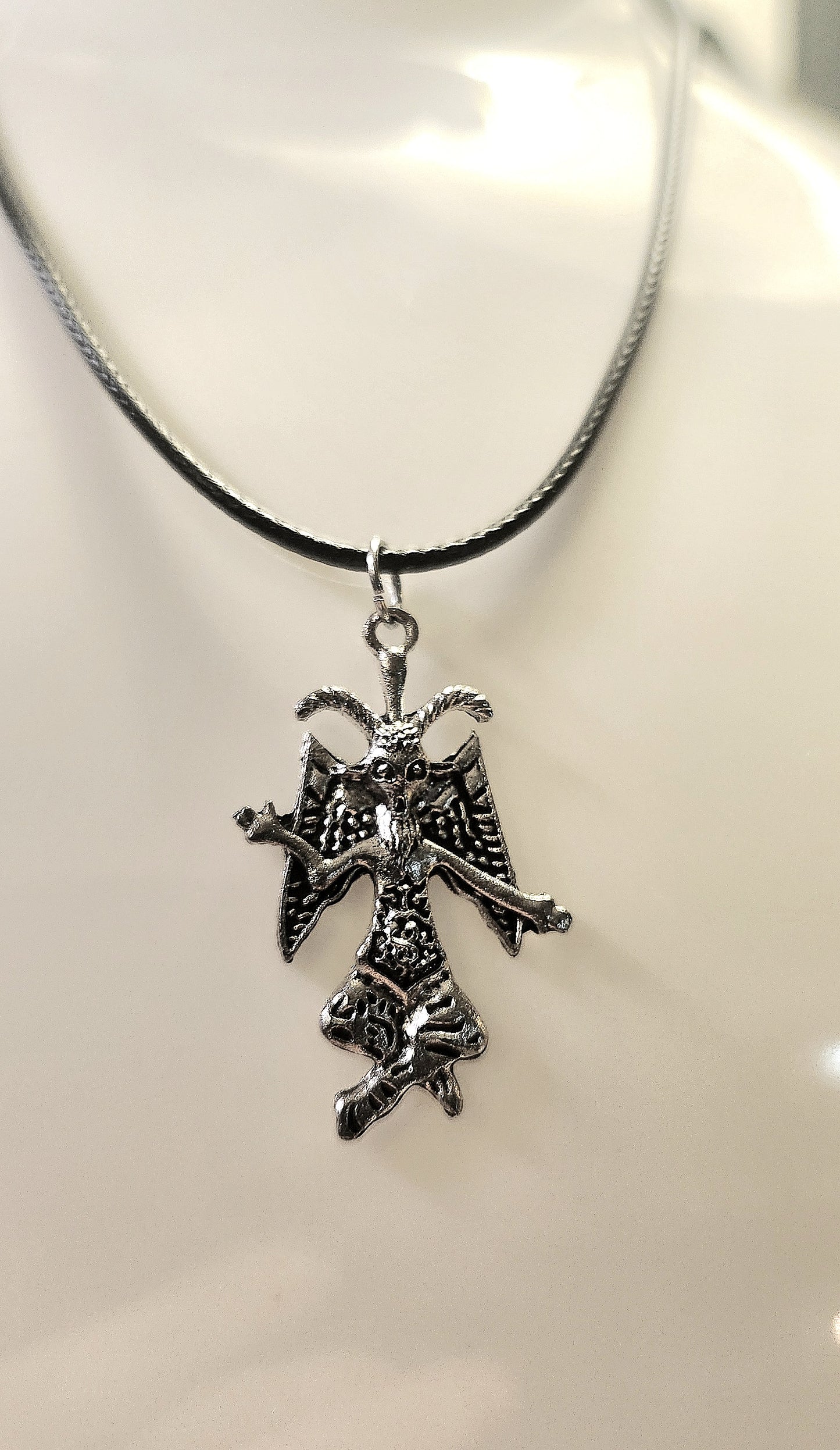 Baphomet cord choker/necklace