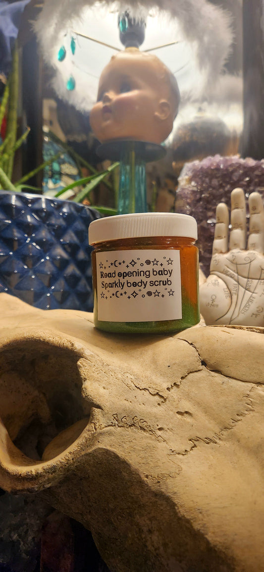 Road opening baby body scrub!