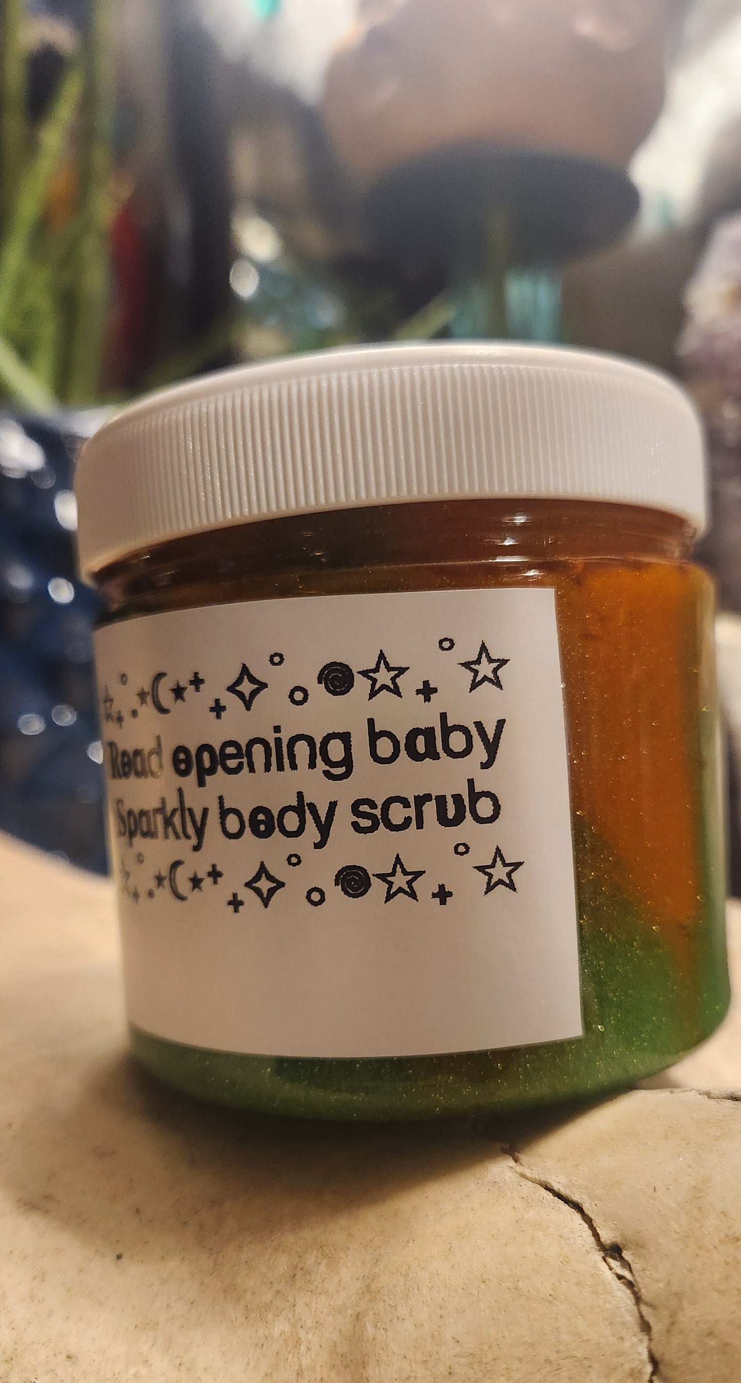 Road opening baby body scrub!