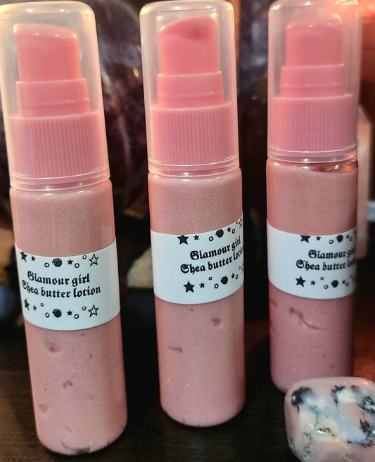 Glamour girl extreme glitter shea butter lotion