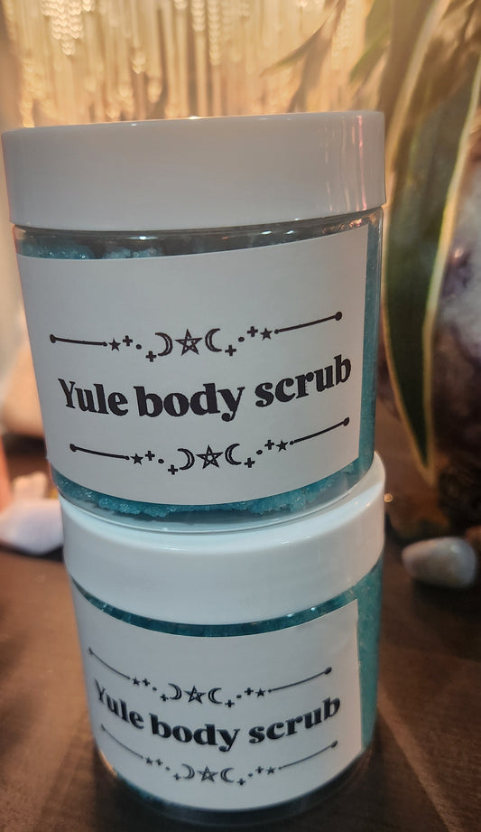 Yule ritual body scrub