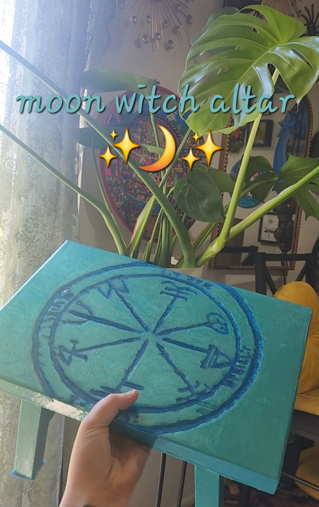 Moon witch altar table 🌙✨️