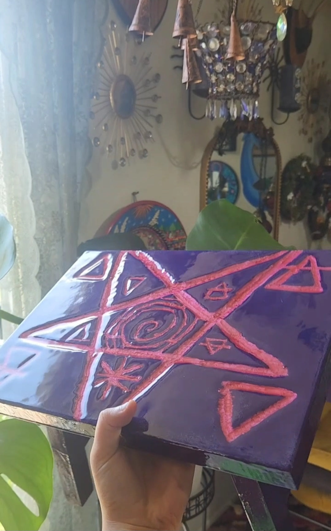 Manifestation altar witch table✨️🌙