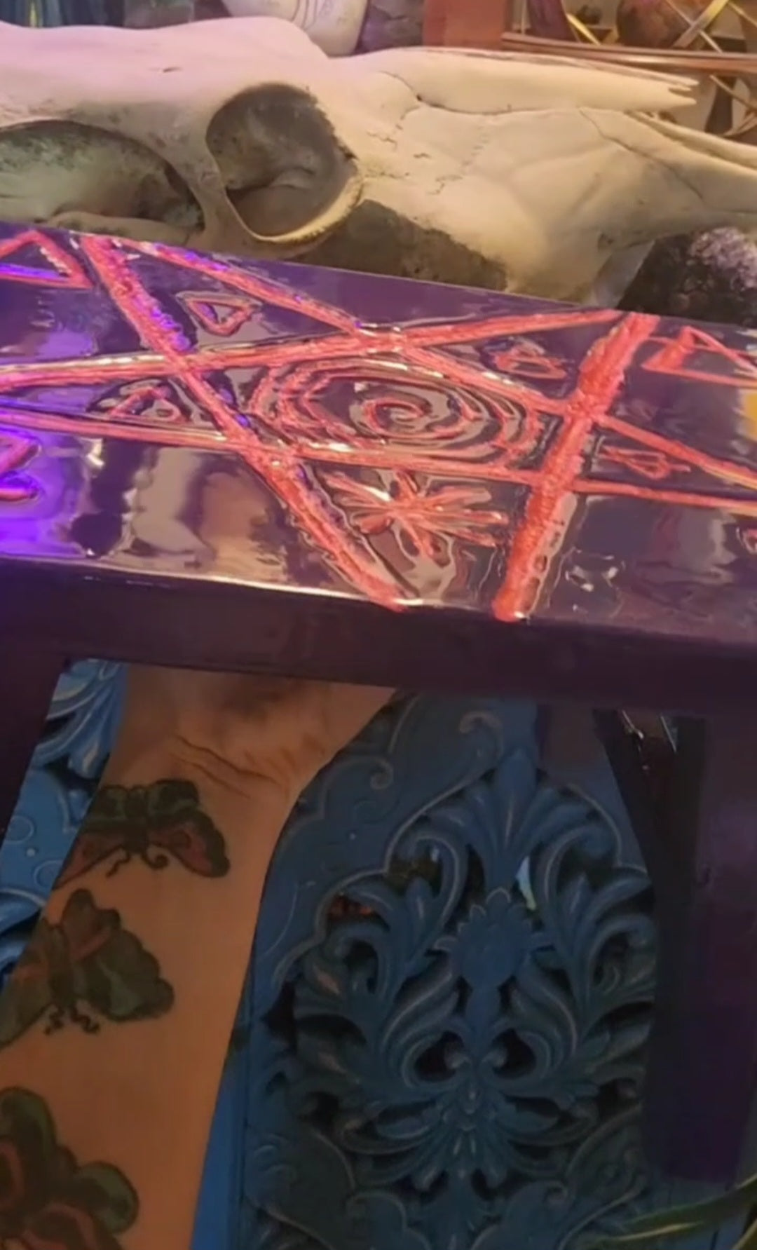 Manifestation altar witch table✨️🌙