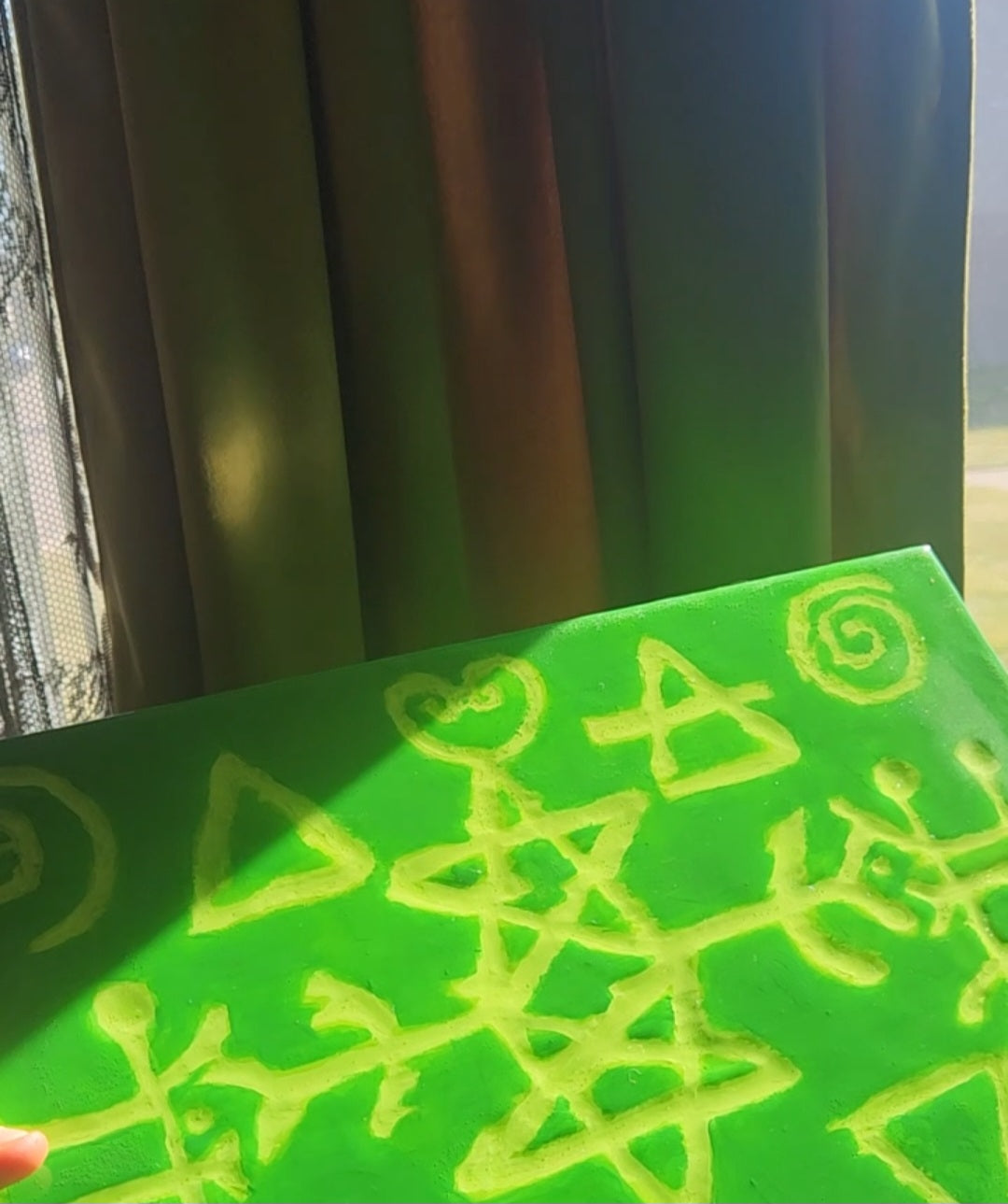 The earth witch altar table ✨️❤️