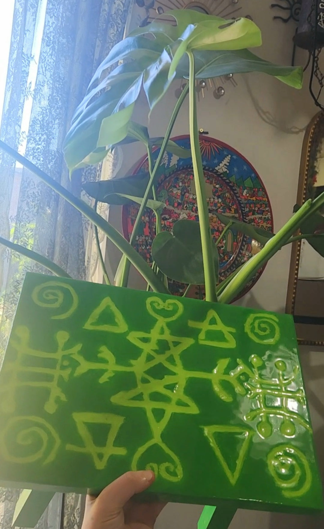 The earth witch altar table ✨️❤️