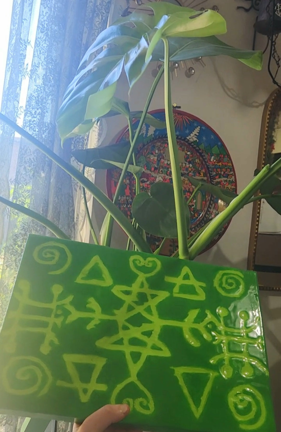 The earth witch altar table ✨️❤️