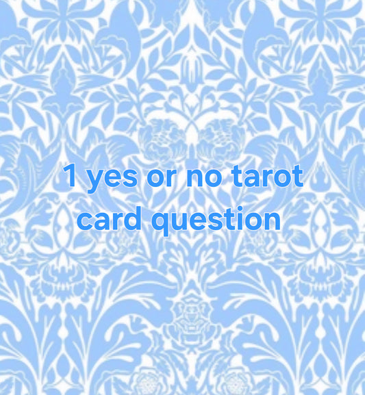 1 tarot card question/answer