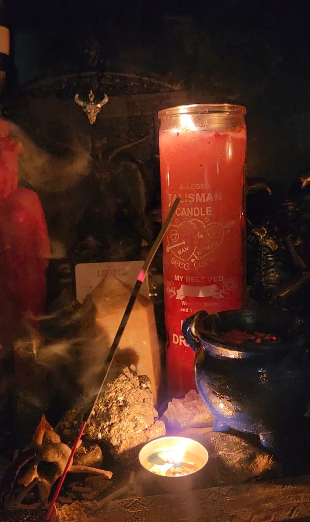 𖤐 return to lover 2 part candle casting 𖤐