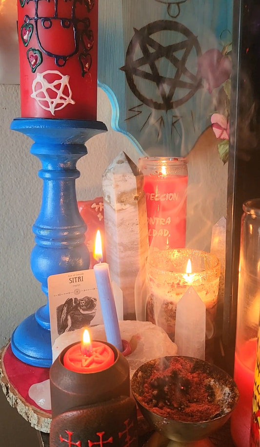 𖤐Sitri incorporated influence love customized candle.𖤐